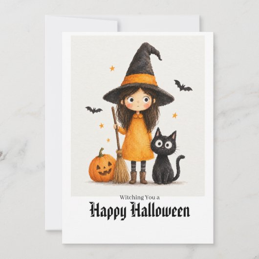 Prettig Halloween Kaart (Voorkant)