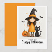 Prettig Halloween Kaart (Voorkant / Achterkant)