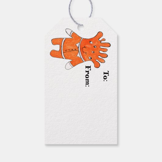 Prettig Halloween Kan Gepersonaliseerd worden Cadeaulabel (Achterkant)