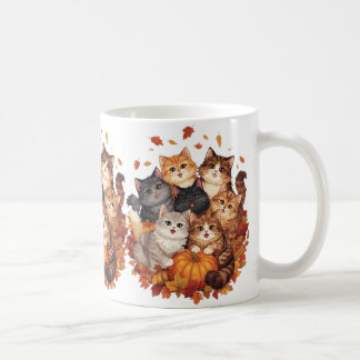 Prettig Halloween Katten en Pompoenen Koffiemok