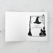 Prettig Halloween kerkhof kaart (Binnen)