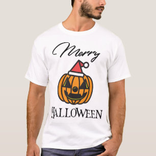 Prettig Halloween, Kerstmis met Halloween, Humor H T-shirt