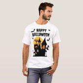 Prettig Halloween | Klassiek Halloween T-shirt (Voorkant volledig)