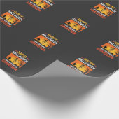 Prettig Halloween Kleinzoon Skelet Pompoen Cadeaupapier (Hoek)
