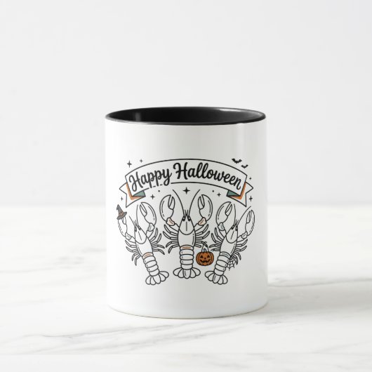 Prettig Halloween Kreeften Mok (Midden)