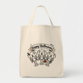 Prettig Halloween Kreeften Tote Bag