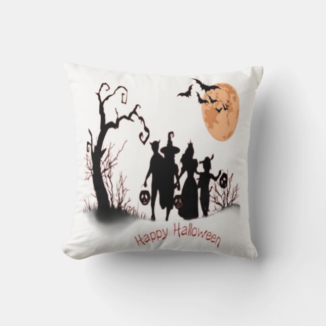 Prettig Halloween Kussen (Voorkant)