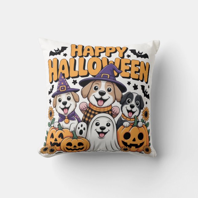 Prettig Halloween Kussen (Voorkant)