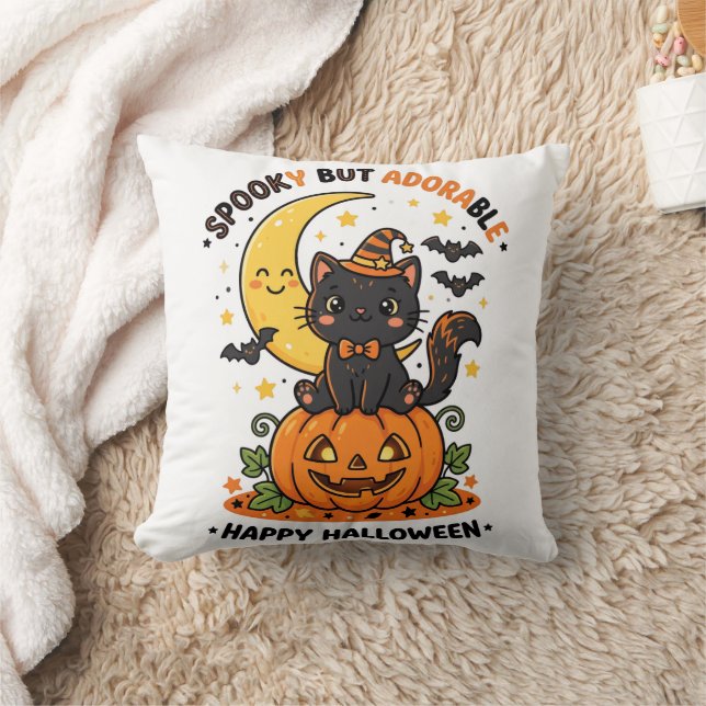 Prettig Halloween Kussensloop Kussen (Deken)