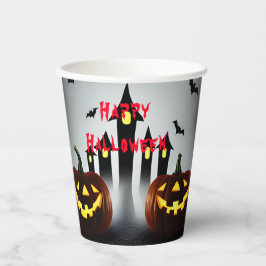 Prettig Halloween Laten we eng zijn Jack 'o Lanter Papieren Bekers