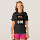 Prettig Halloween – lekkere spookkoffie T-shirt (Voorkant volledig)