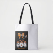 Prettig Halloween – lekkere spookkoffie Tote Bag (Voorkant)