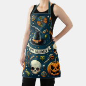 Prettig Halloween Leuk & Griezelen Schort (Insitu)