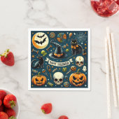 Prettig Halloween leuk & griezelig Servet (Insitu)