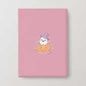 Prettig Halloween leuk pompoen spookje Button (Voorkant)