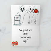 .PRETTIG HALLOWEEN LIEFJE Vouwbare Vakantiekaart Feestdagen Kaart (Binnen)