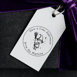 Prettig Halloween - Lieve Heks & Berken Bezem Zelfinktende Stempel