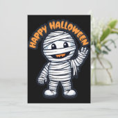 Prettig Halloween lieve mummie Kaart (Staand voorkant)