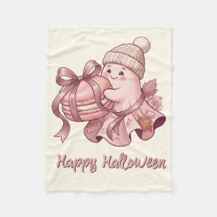Prettig Halloween Lieve Oogst Geest&Macaron Fleece Deken