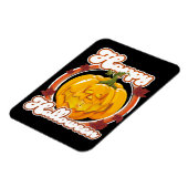 Prettig Halloween-logo Magneet (Linkerzijde)