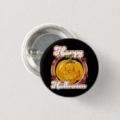 Prettig Halloween-logo Ronde Button 3,2 Cm (Voorkant /achterkant)