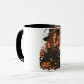 Prettig Halloween meisjes Mok (Voorkant links)