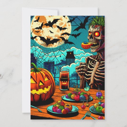 Prettig Halloween met jou Feestdagenkaart (Voorkant)