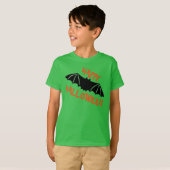 Prettig Halloween met Vleermuis T-shirt (Voorkant volledig)