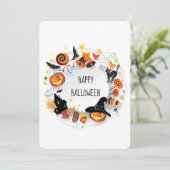 Prettig Halloween Modern Griezelige en Pompoen Fee (Staand voorkant)