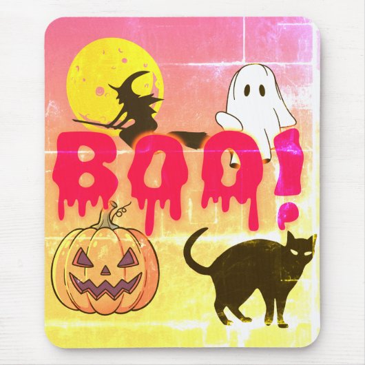 Prettig Halloween Muismat (Voorkant)