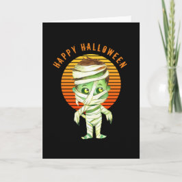 Prettig Halloween - Mummie Kaart