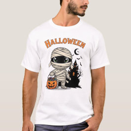 Prettig Halloween, mummie T-shirt