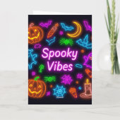 Prettig Halloween Nacht Kaart (Achterkant)