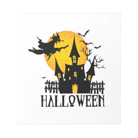 Prettig Halloween Notitieblok (Voorkant)