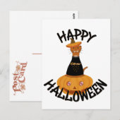 Prettig Halloween Oliver! Briefkaart (Voorkant / Achterkant)