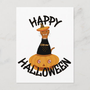 Prettig Halloween Oliver! Briefkaart