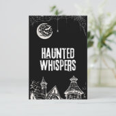 Prettig Halloween-ontwerp Bedankkaart (Staand voorkant)