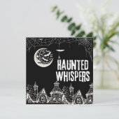 Prettig Halloween-ontwerp Kaart (Staand voorkant)