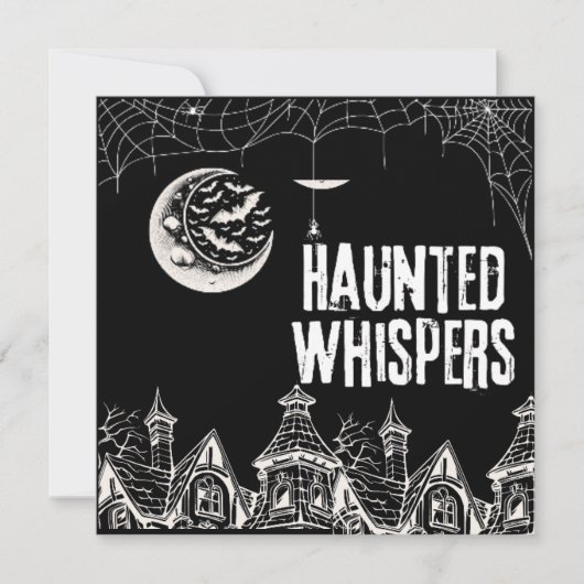 Prettig Halloween-ontwerp Kaart (Voorkant)