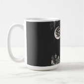 Prettig Halloween-ontwerp Koffiemok (Links)
