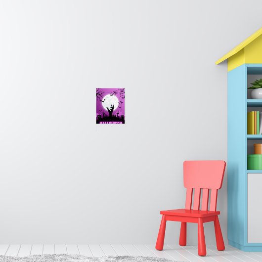 Prettig Halloween-ontwerp Poster (Kinderkamer 1)