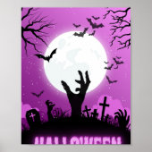 Prettig Halloween-ontwerp Poster (Voorkant)