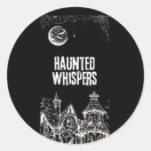 Prettig Halloween-ontwerp Ronde Sticker (Voorkant)
