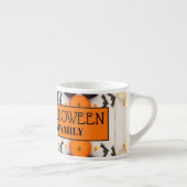 Prettig Halloween Oranje Pompoen Espresso Kop (Rechts)