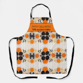 Prettig Halloween Oranje Pompoen Schort (Voorkant)