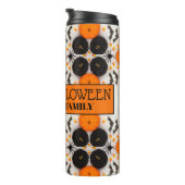 Prettig Halloween Oranje Pompoen Thermosbeker (Geroteerd rechts)