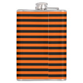 Prettig Halloween Oranje & Wit Heupfles (Achterkant)