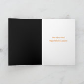 Prettig Halloween Ouder Wordende Geest Pompoen Hum Feestdagen Kaart (Binnen)