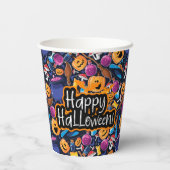 Prettig Halloween Papieren Bekers (Achterkant)
