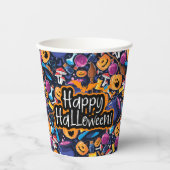 Prettig Halloween Papieren Bekers (Voorkant)